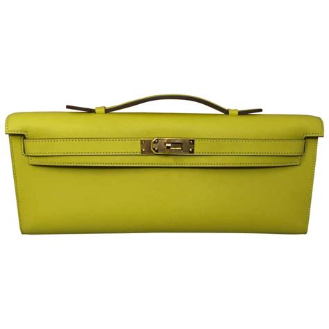 hermes yellow bag|hermes kelly cut clutch price.